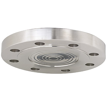 Diaphragm seal with flange connection