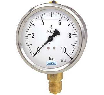 Model 213.53 Bourdon tube pressure gauge